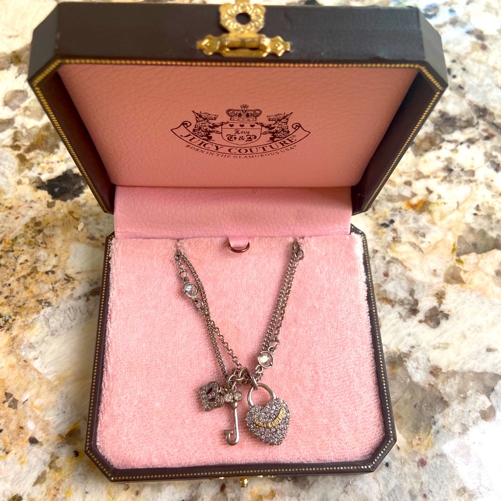 Silver Juicy Couture Necklace